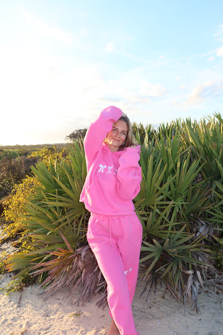 Happiness ultra cozy hoodie | Bubblegum