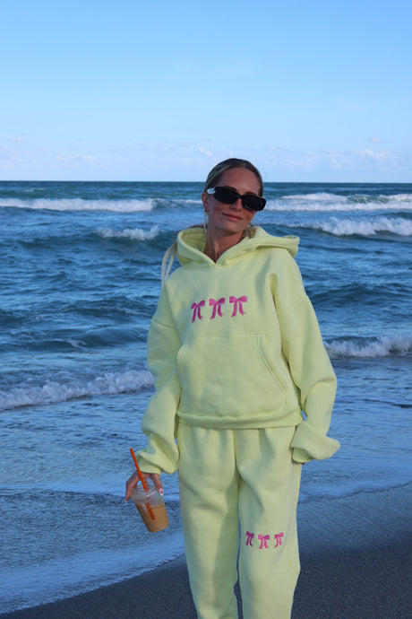 Happiness ultra cozy sweatpants | Lemon